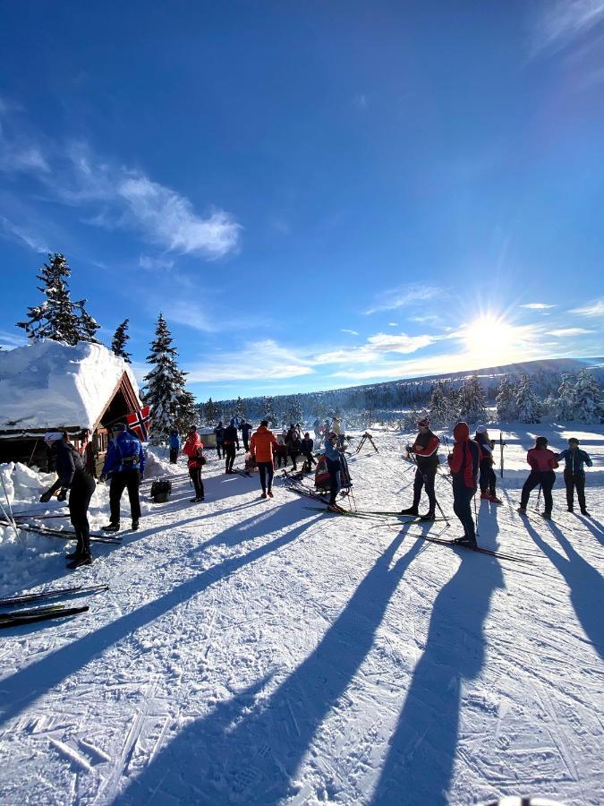 Lys Og Moderne Leilighet Rett Ved Skiloypa Pa Nordseter - Kort Vei Til Sjusjoen, Lillehammer Og Hafjell - Dyr Ikke Tillatt Buitenkant foto